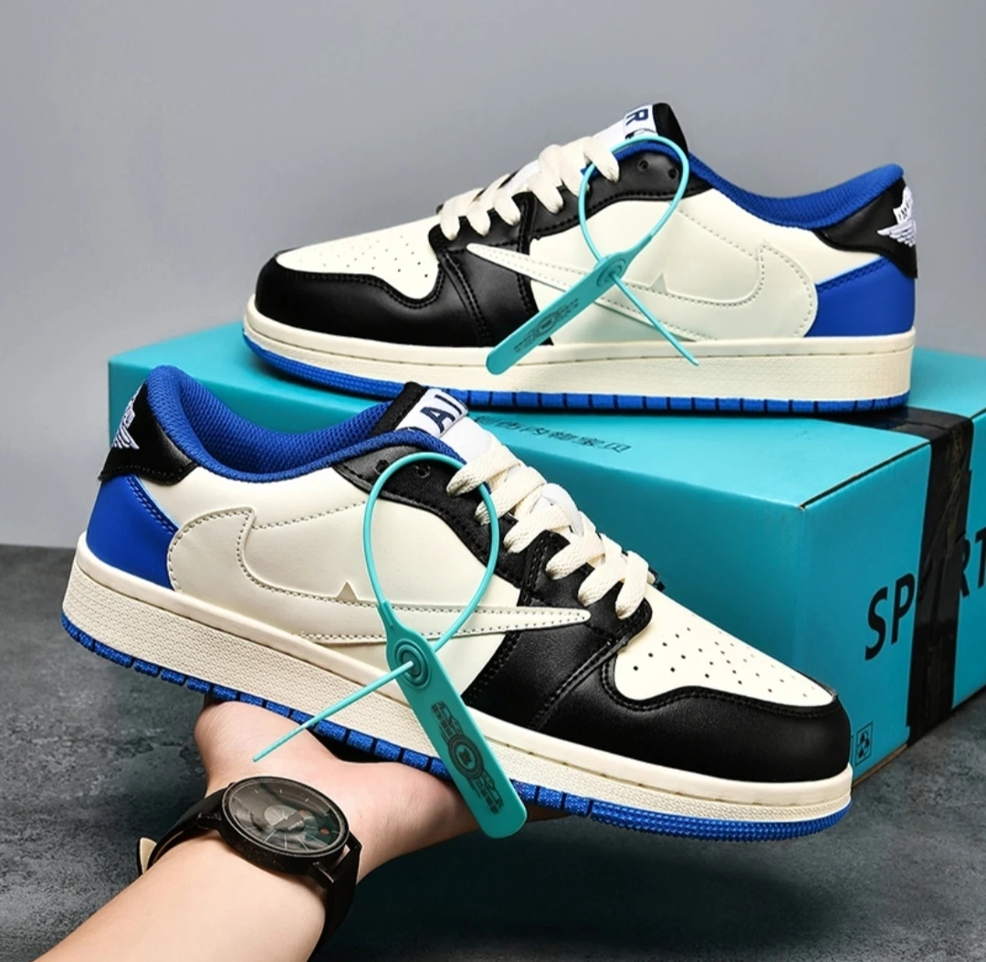 【倒勾系列】闪电低帮倒勾男女同款防滑耐磨潮流板鞋