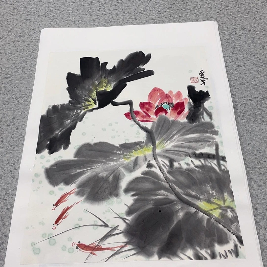 国画1.4平尺国画作品