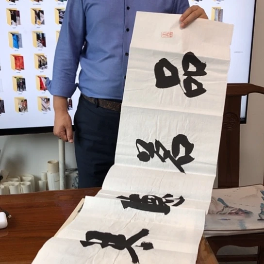 书法张宏老师4平尺作品