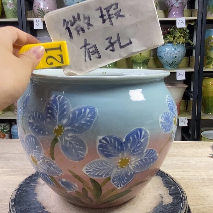 景德镇高温陶瓷花盆