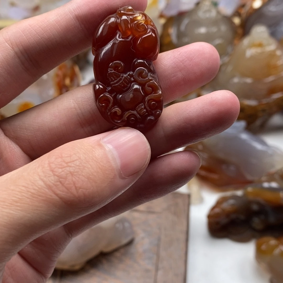 玛瑙/玉髓未镶嵌颈饰