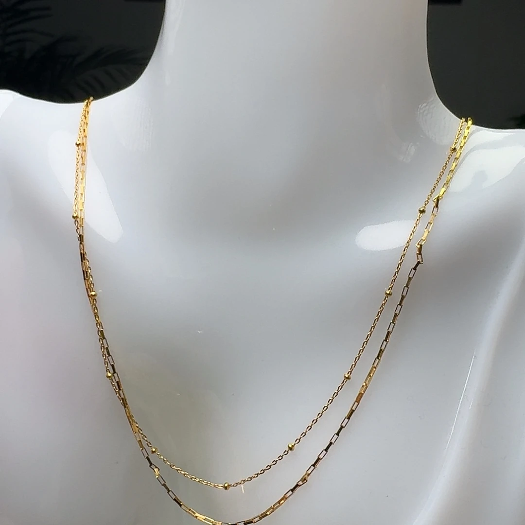 翡翠未镶嵌项链银链子