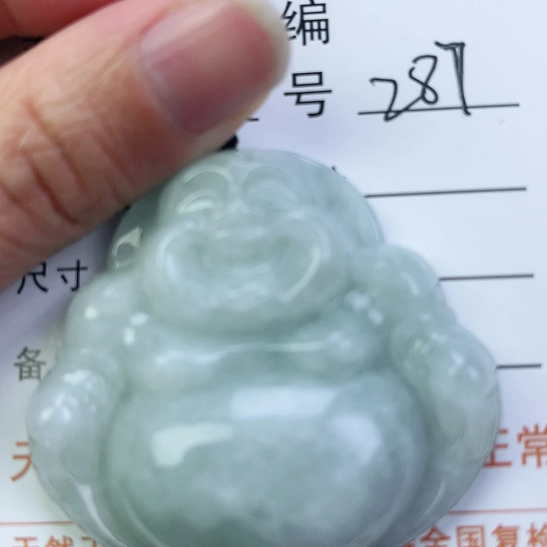 翡翠颈饰未镶嵌佛公