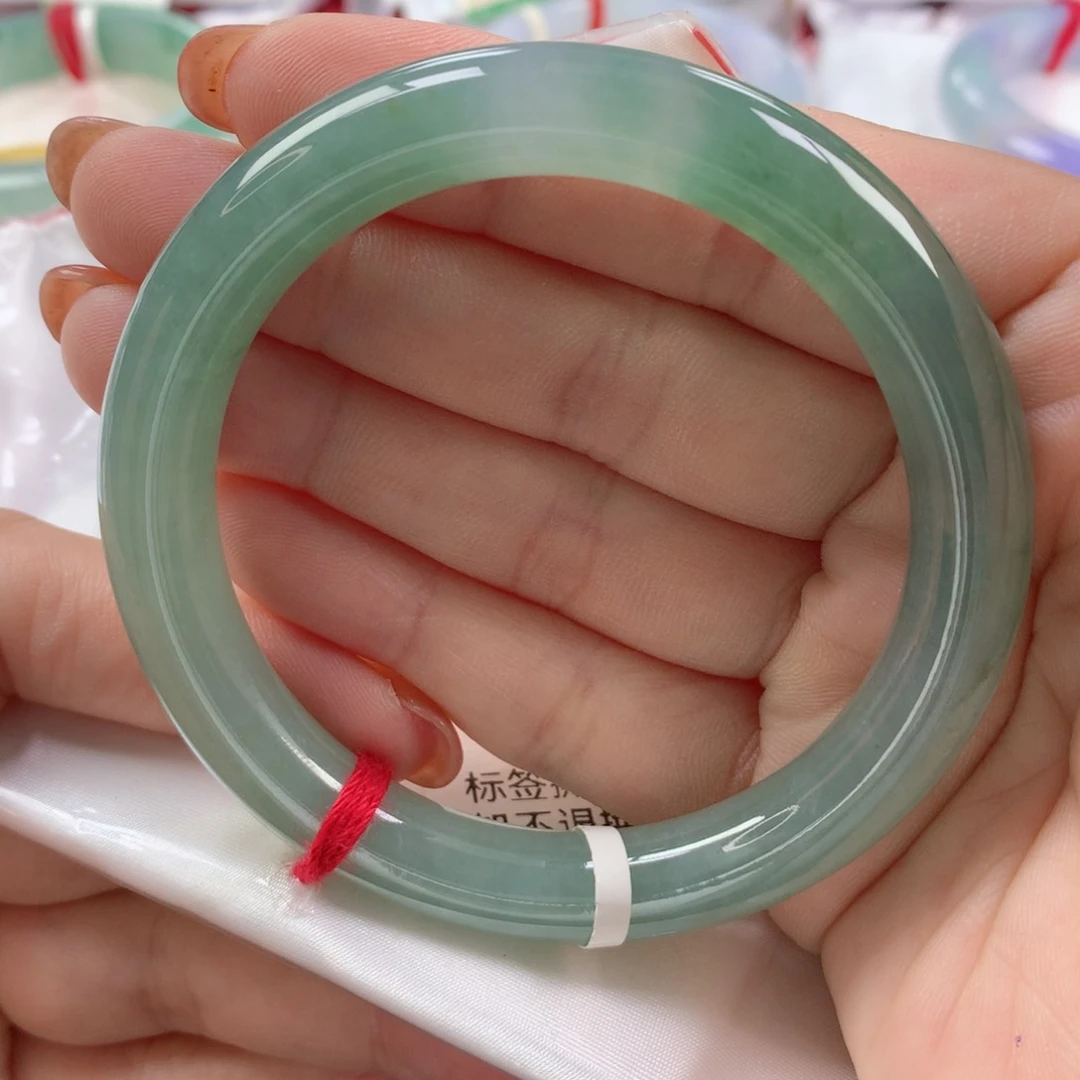 未镶嵌手镯翡翠缅甸天然翡翠57圈