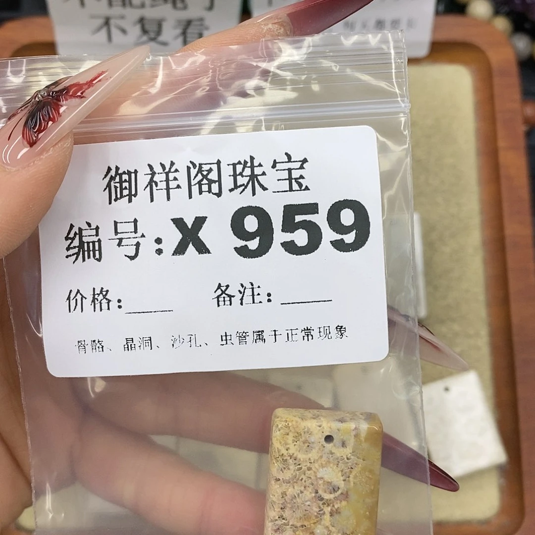 硅化珊瑚（珊瑚玉）颈饰未镶嵌东****肉