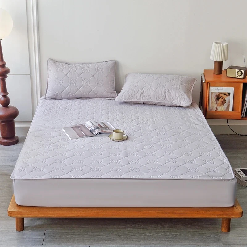 A类夹棉床笠母婴级舒服贴身机洗透气加厚罩套Y0200