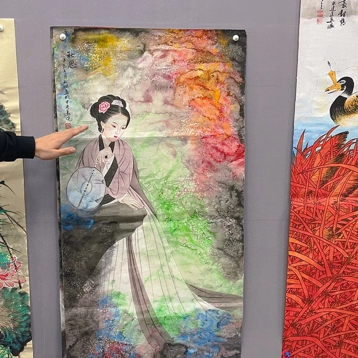 国画纯手绘字画宣纸