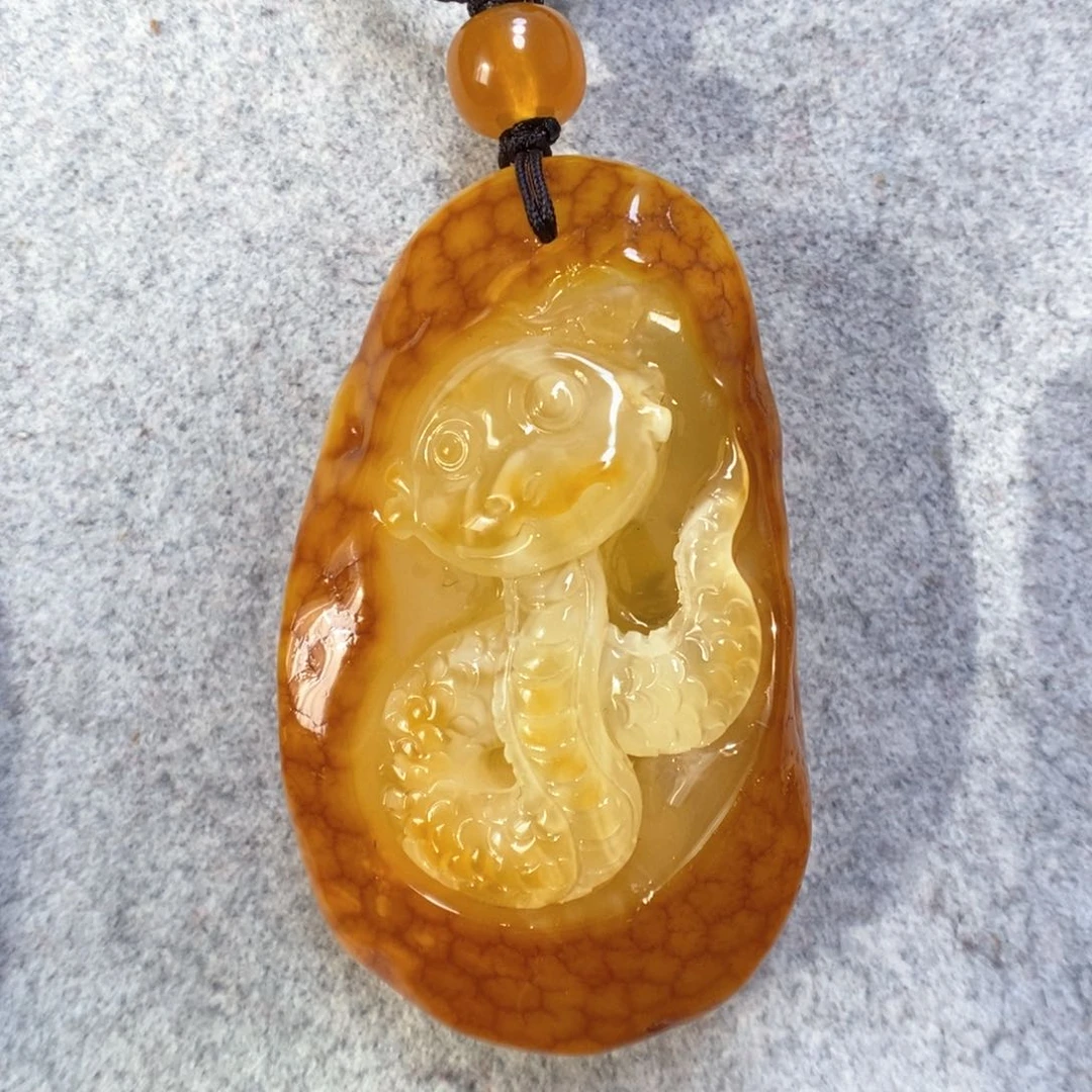 蜜蜡手串未镶嵌蜜蜡吊坠