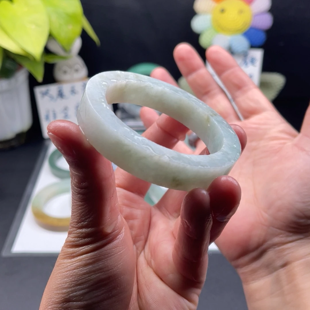 【闪购商品】定制翡翠56-57正圈泥鳅背未镶嵌手镯