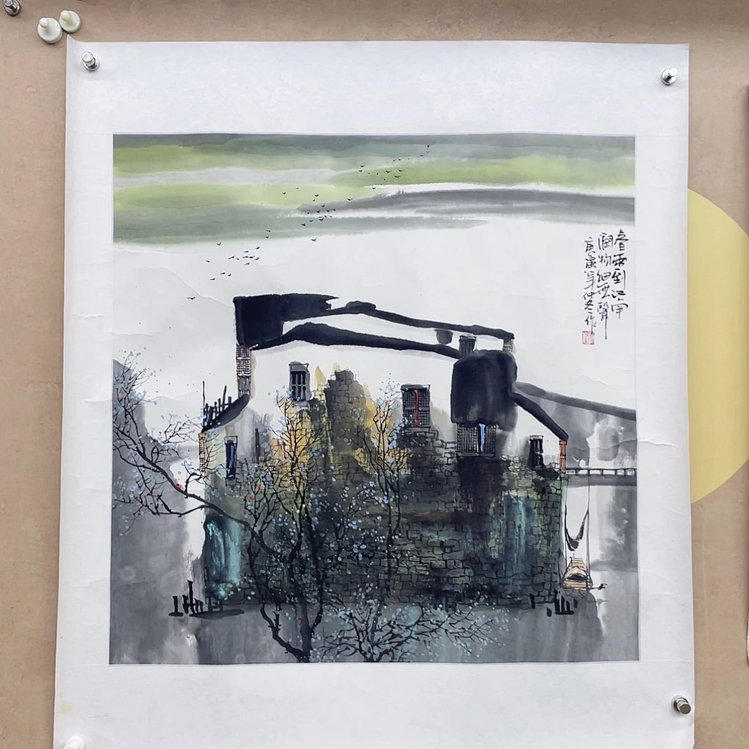 国画手绘国画，精品山水2010年画