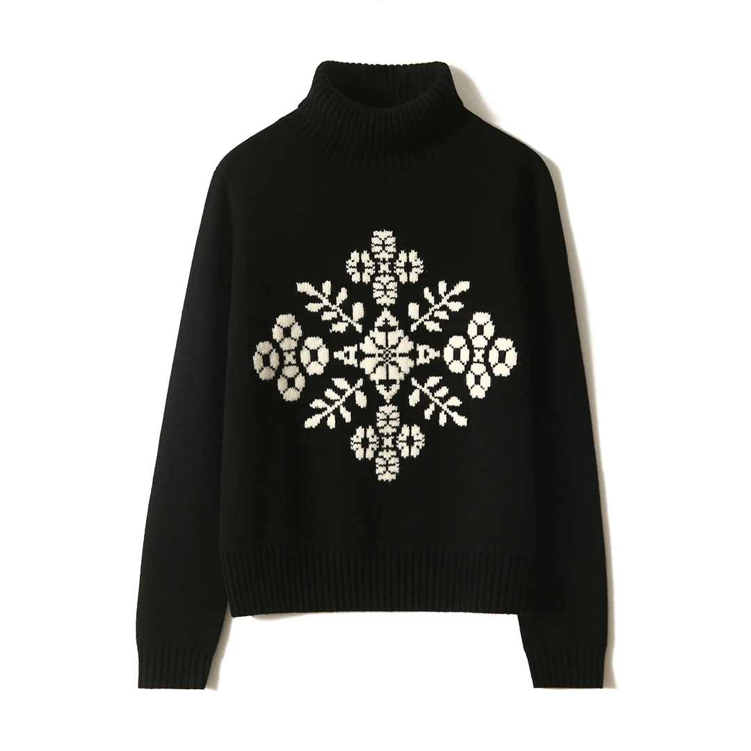 SEPT CHIC W雪落年年 针织衫 雪花针织上衣S73129ZYJVG