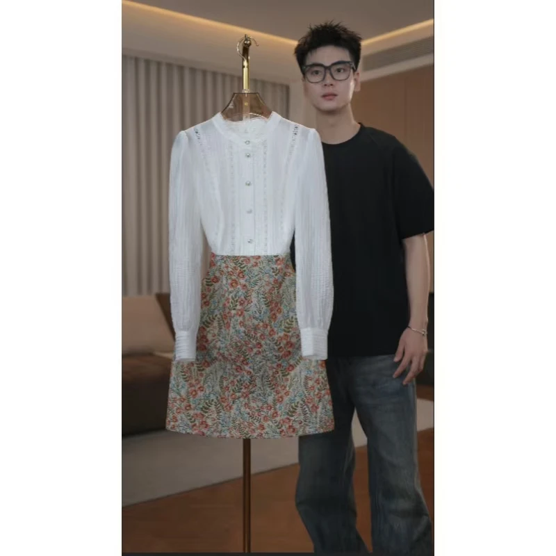 【蒂妮佳-现货】6898品牌女装高贵气质显瘦长袖连衣裙