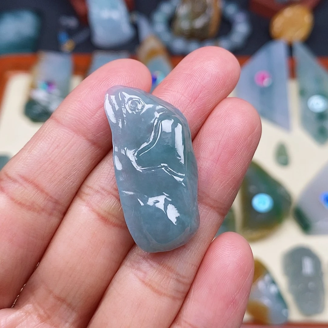 颈饰未镶嵌翡翠翡翠