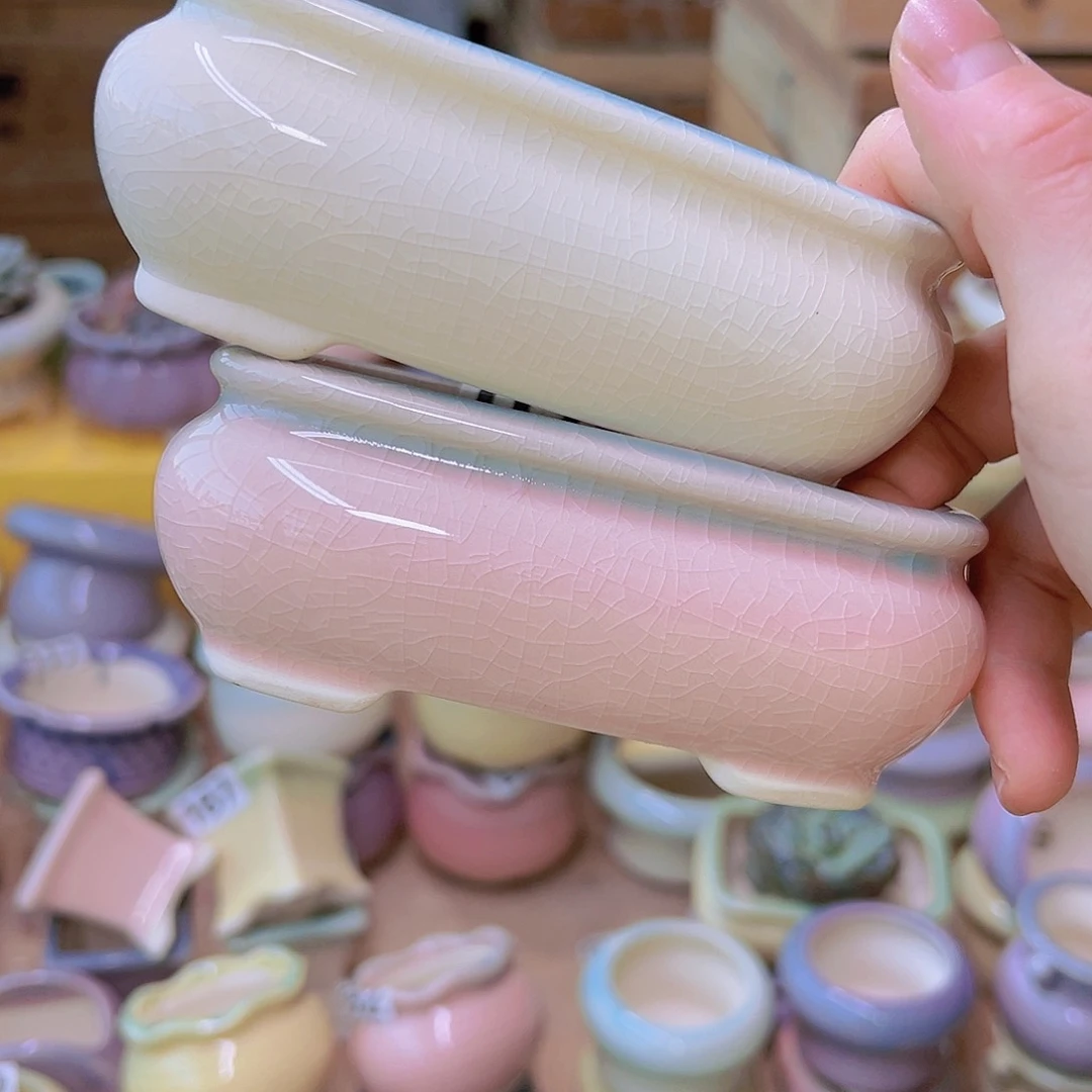 红陶陶瓷花盆当场满12包邮