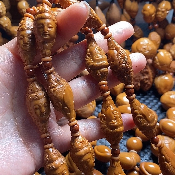 吊坠橄榄核柳叶观音