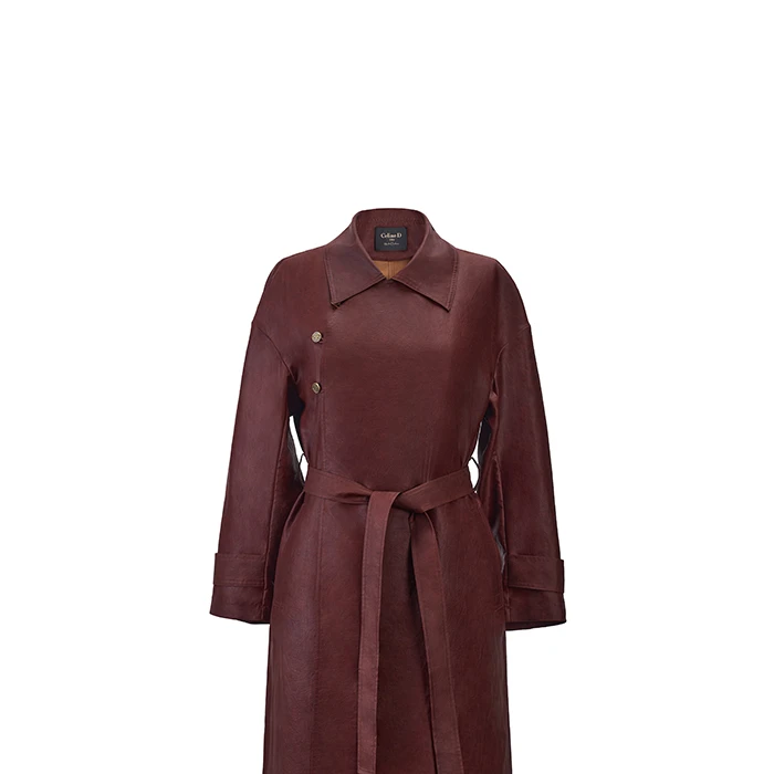 【时韵】顺德非遗红云纱风衣外套CD2167547