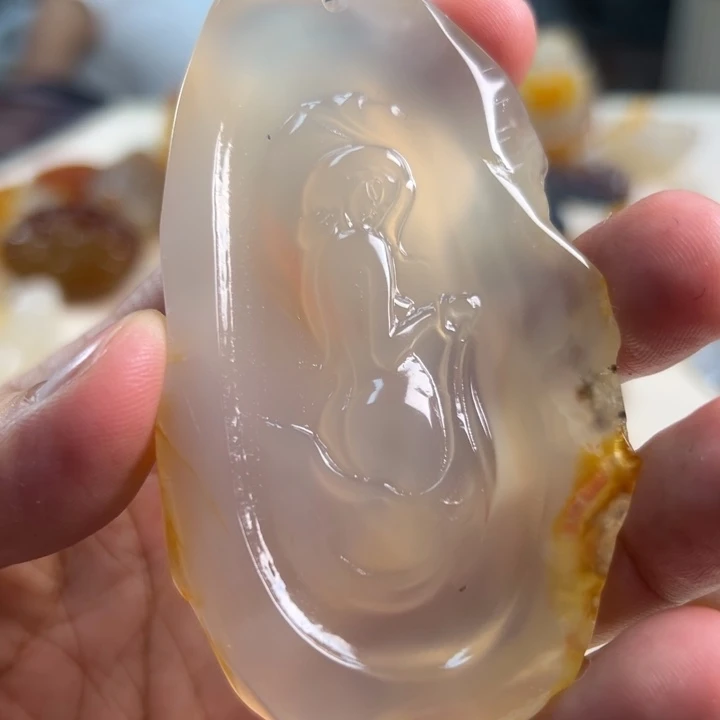 玛瑙/玉髓吊坠(不含链)未镶嵌