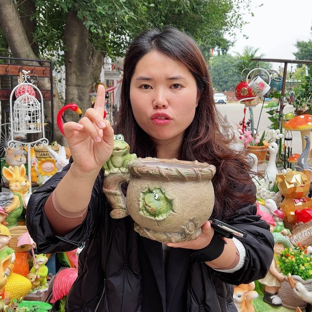 【闪购商品】无铅玻璃花园摆件&000&