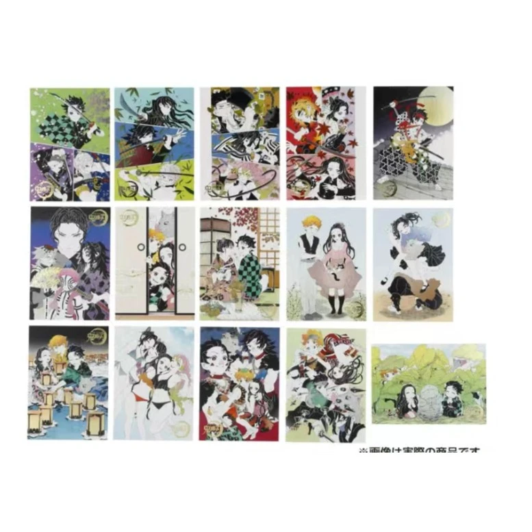 拆包【鬼灭原画展系列】鬼灭之刃原画明信片 潮玩盲盒（默认代拆）