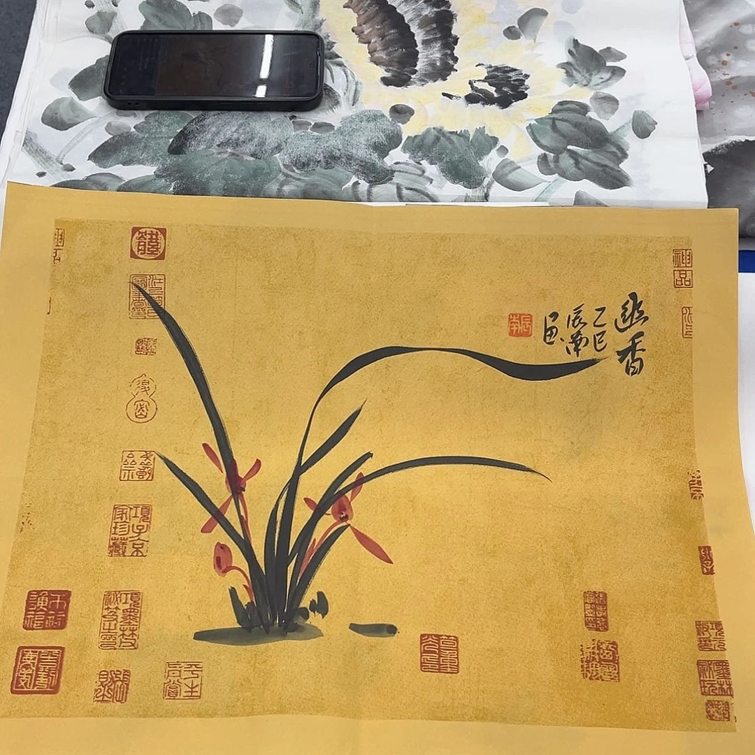 国画纯手绘作品欣赏