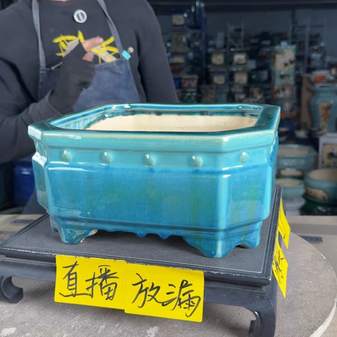 一风堂石湾花盆。微瑕