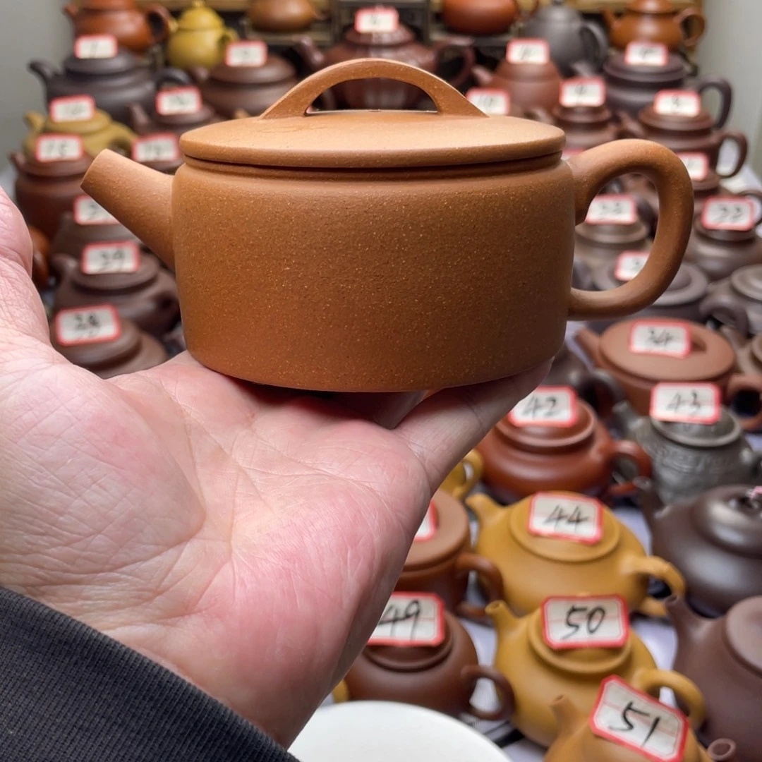 紫砂茶壶宜兴紫砂半手工