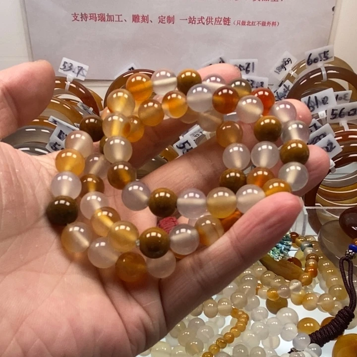 玛瑙/玉髓未镶嵌手链