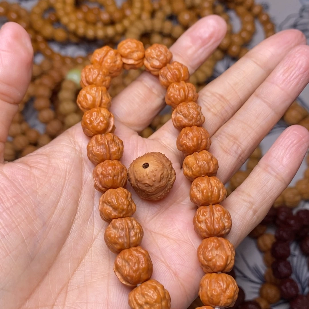 猴头核桃吊坠金蟾手持