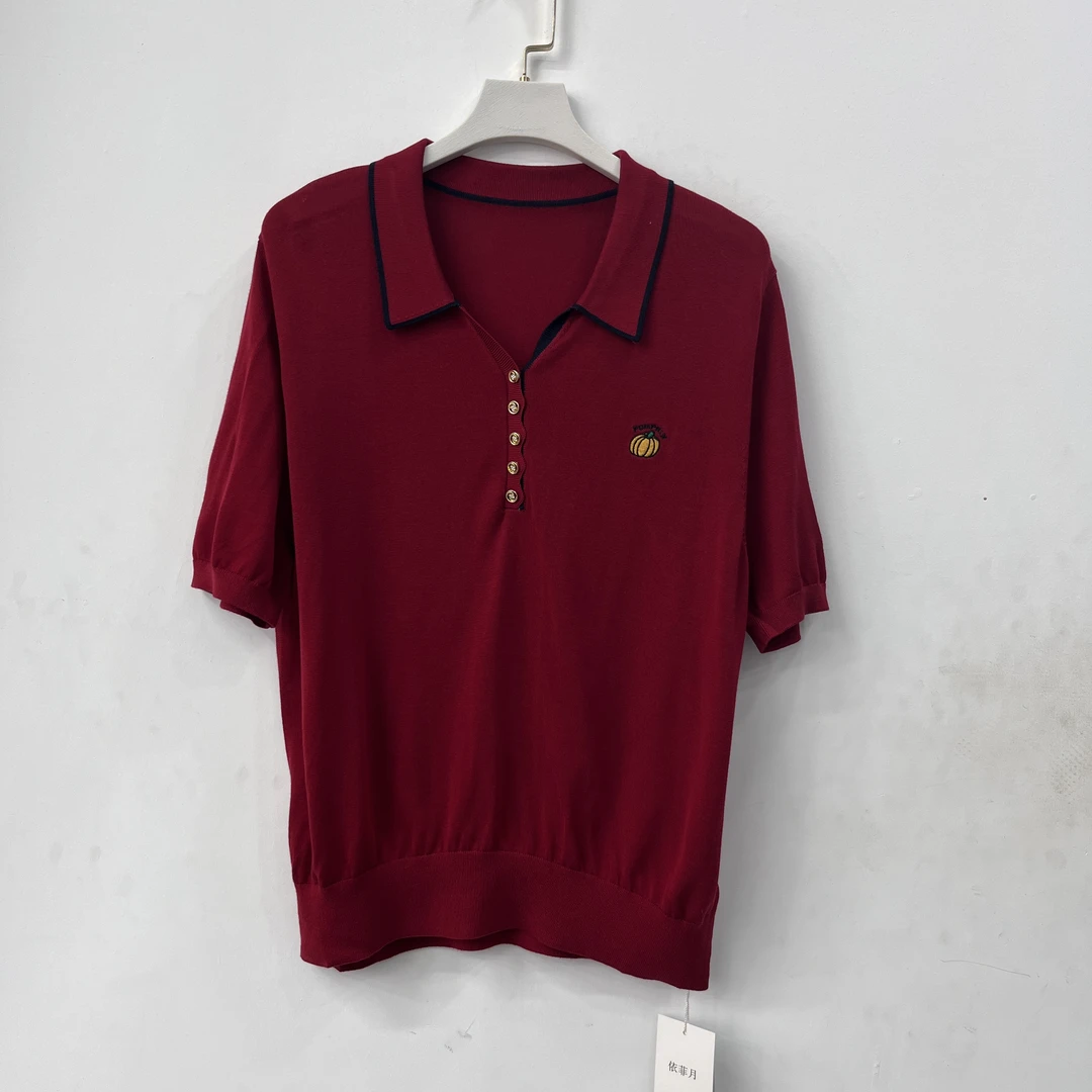 【名角服饰】【8958-1款南瓜五扣】时尚休闲夏季气质翻领