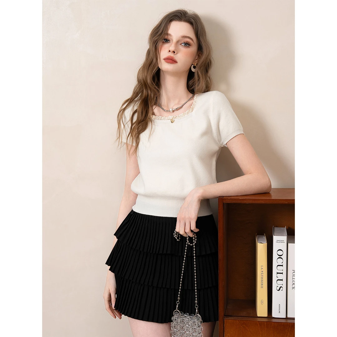 【达人专属】BANANABABY针织短袖上衣BB0215