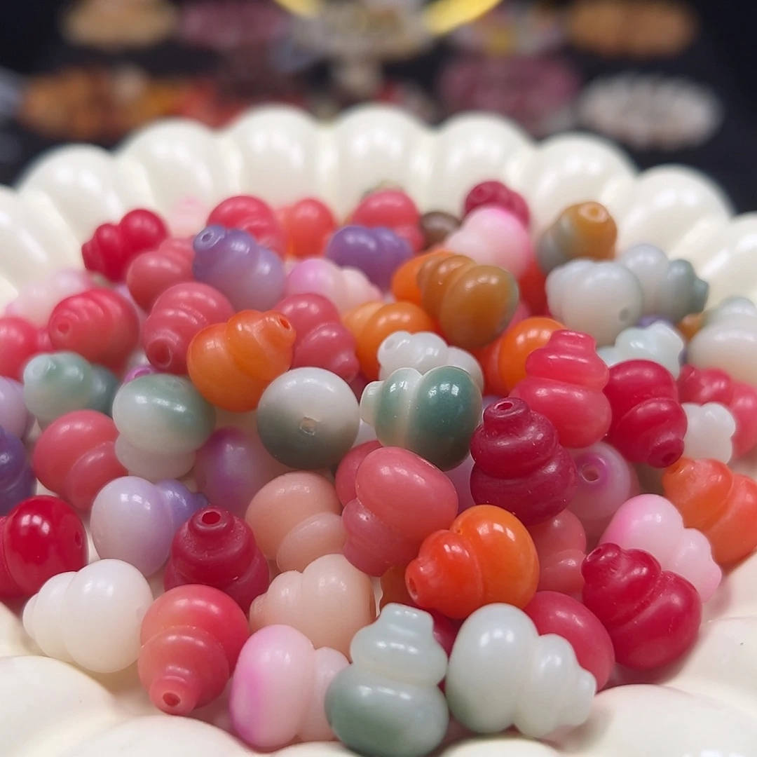 菩提根/象牙果手串卡14多彩葫芦108颗