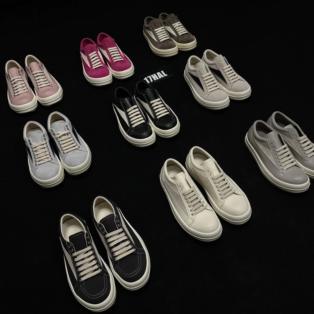 17HAL【暗黑先锋】RO侵权黑白美式高街进口yb油蜡牛皮面板鞋