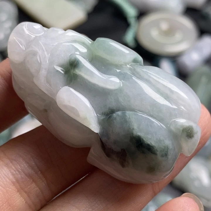 老***四翡翠未镶嵌颈饰天然翡翠03