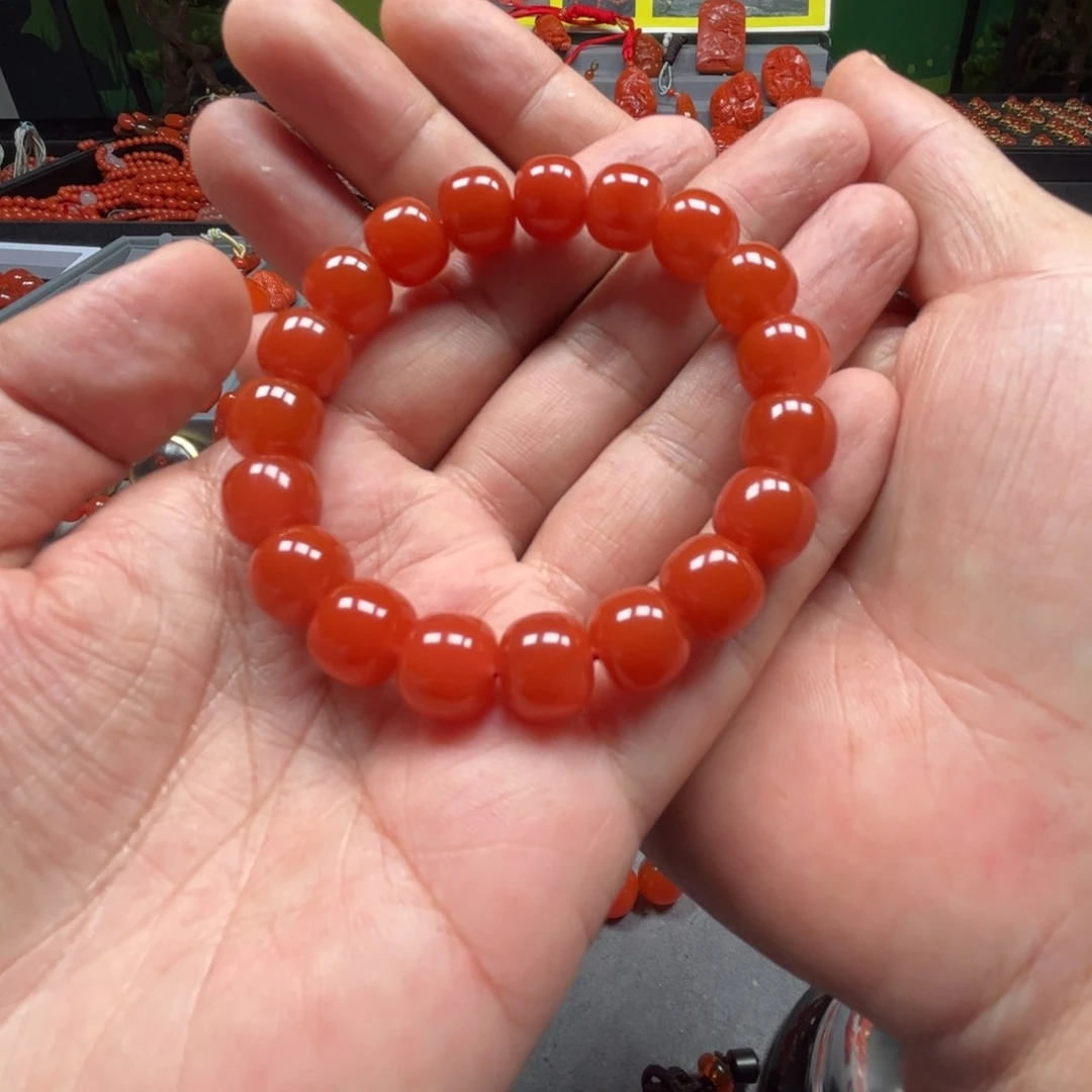 X***_南红玛瑙未镶嵌手链