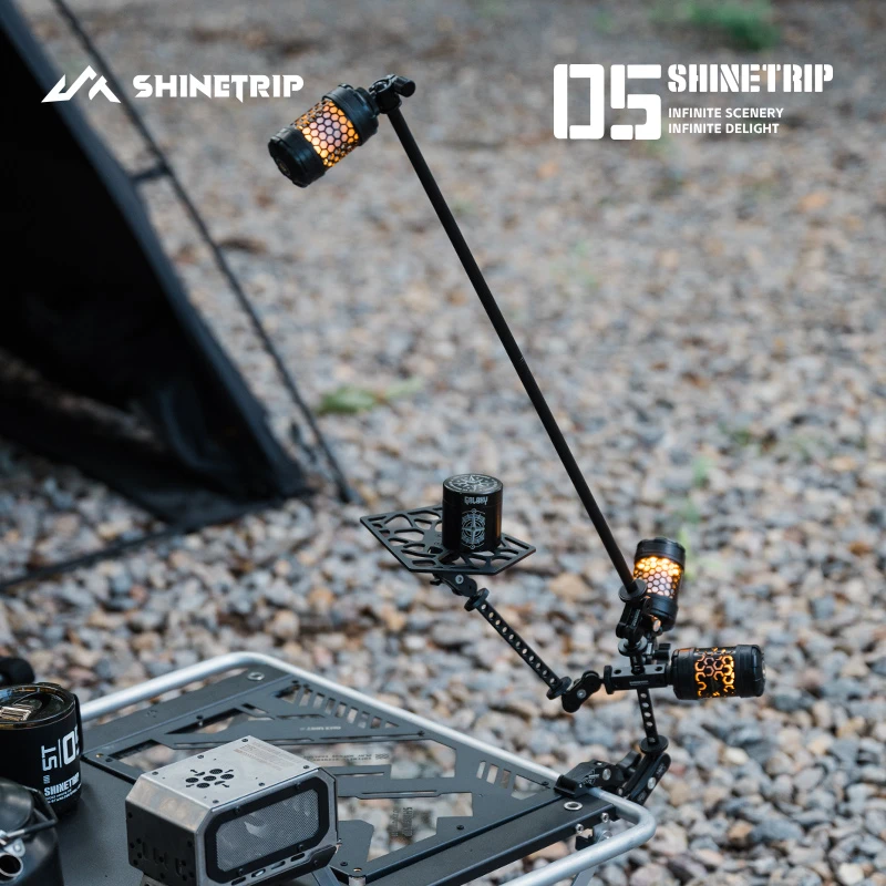 全金属铝合金蟹钳魔术手支架户外露营万向怪手创意手机支架套装