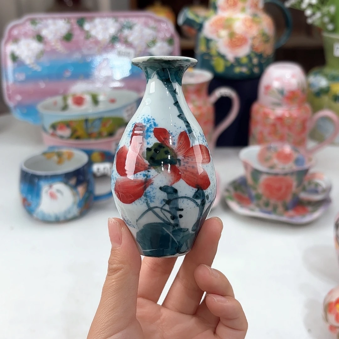 景德镇手绘高温釉下彩陶瓷茶具