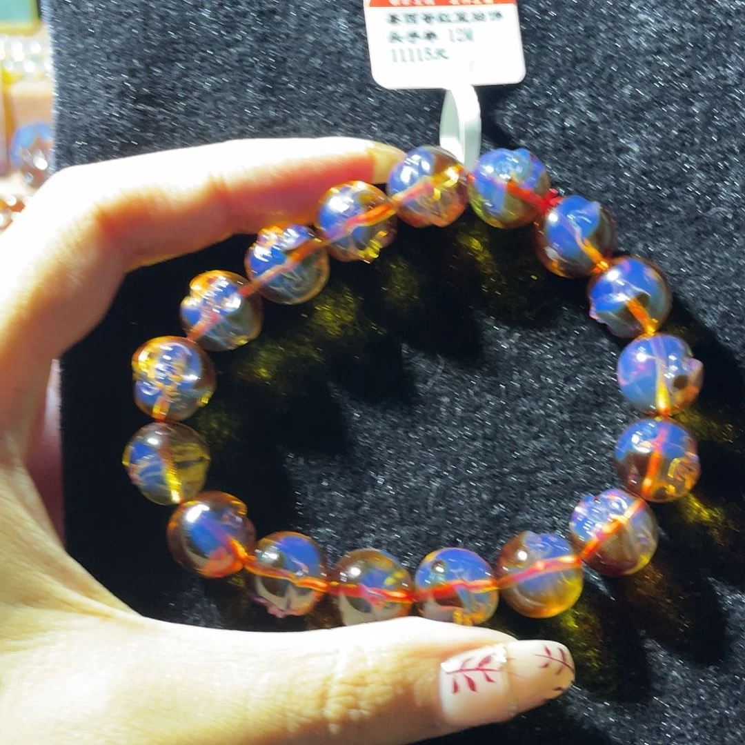 蓝珀珠宝奇石未镶嵌清*