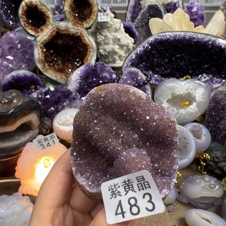 未镶嵌大型摆件（非配饰）紫晶483