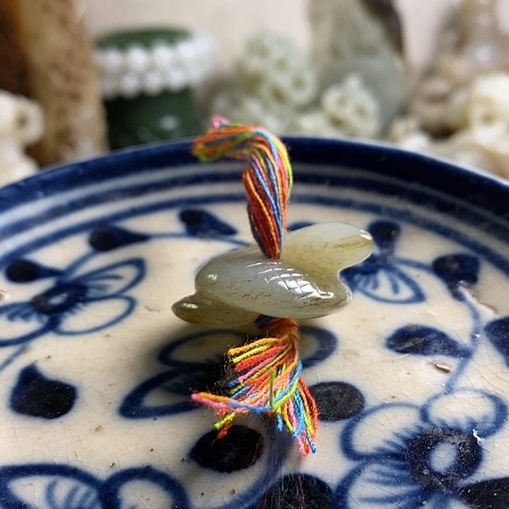 瓷片工艺品瓷盘内挂坠