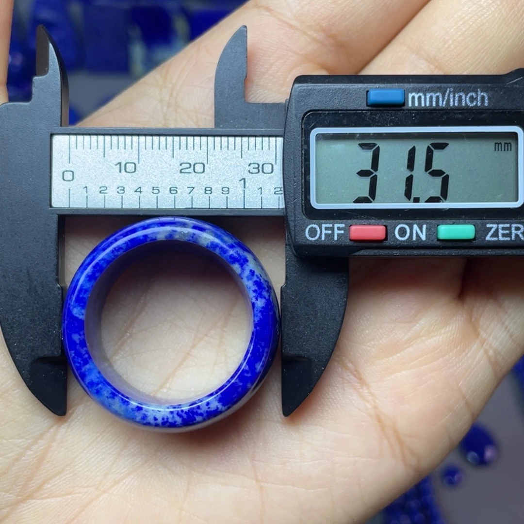青金石未镶嵌 22mm内径扳指