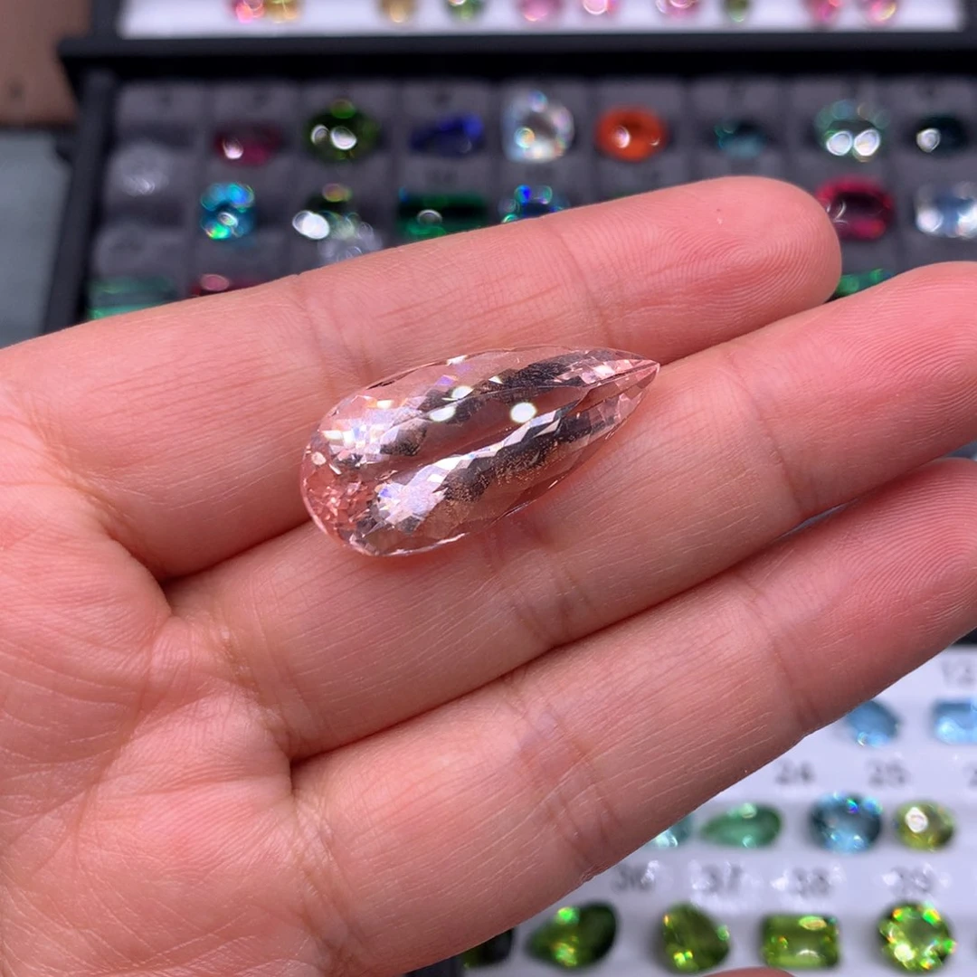 绿柱石（摩根石）裸石未镶嵌