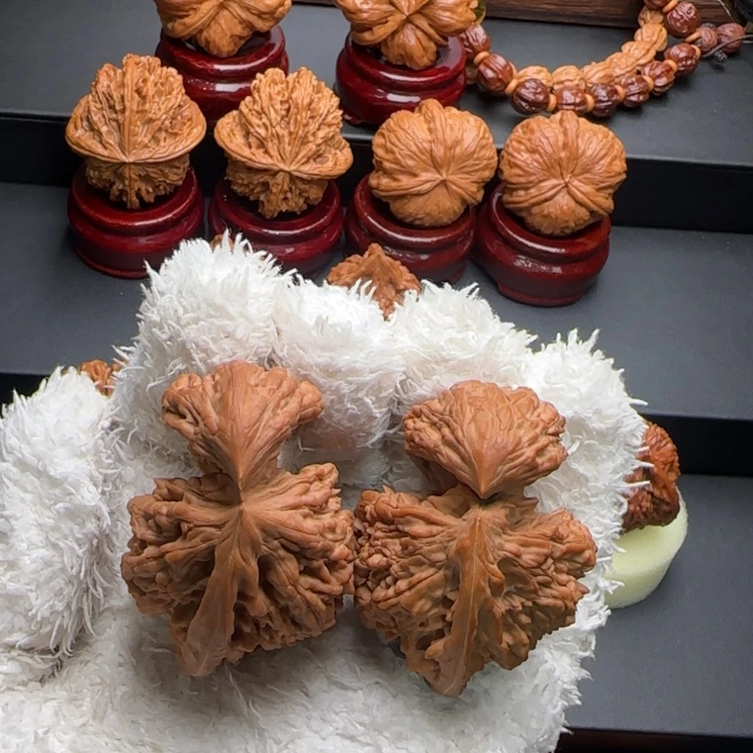 把件文玩核桃官帽犀牛全品54