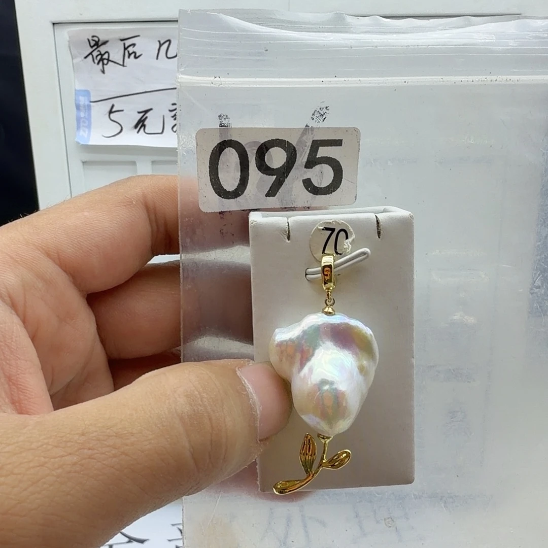 颈饰合金淡水珍珠