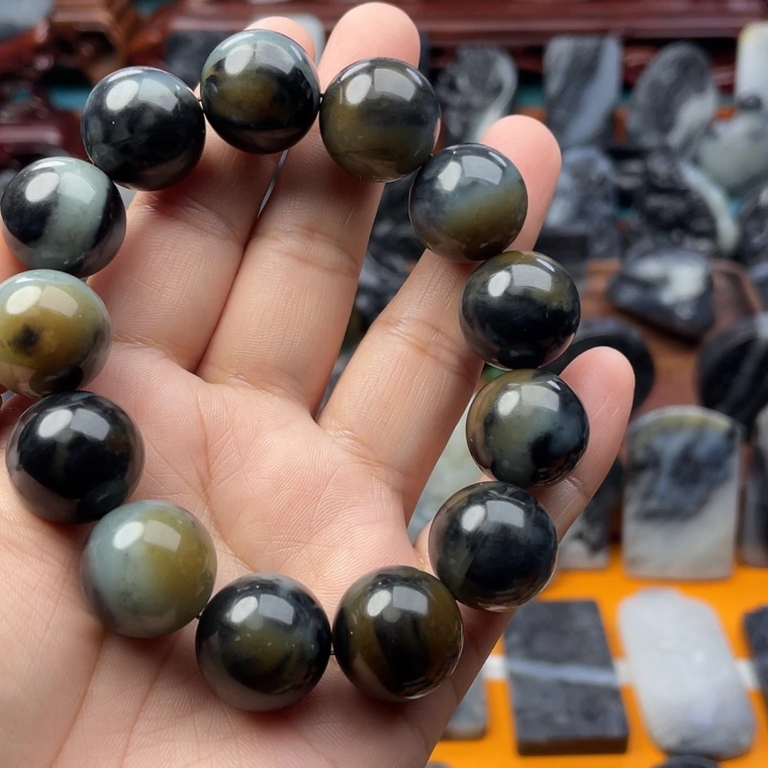 善***地和田玉未镶嵌手链