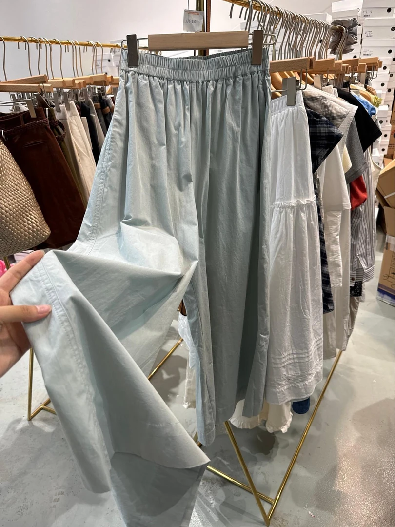 25520 夏季韩系显瘦直筒裤