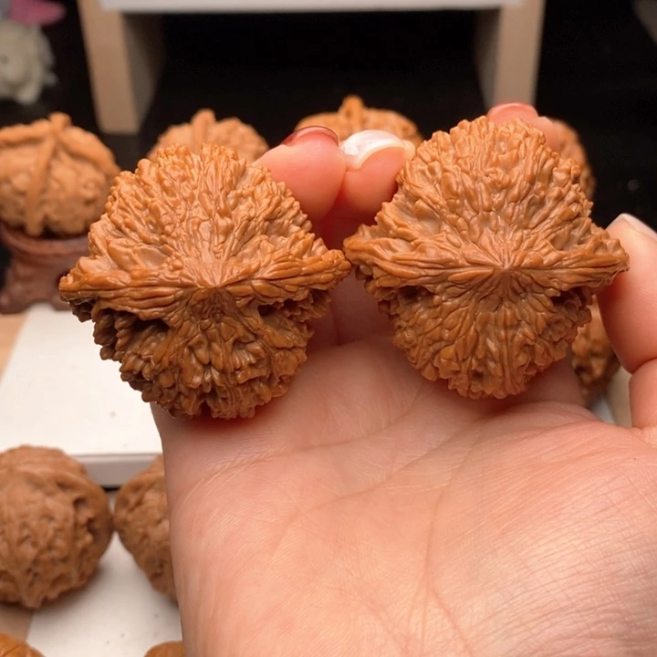 用***8文玩核桃把件满天星