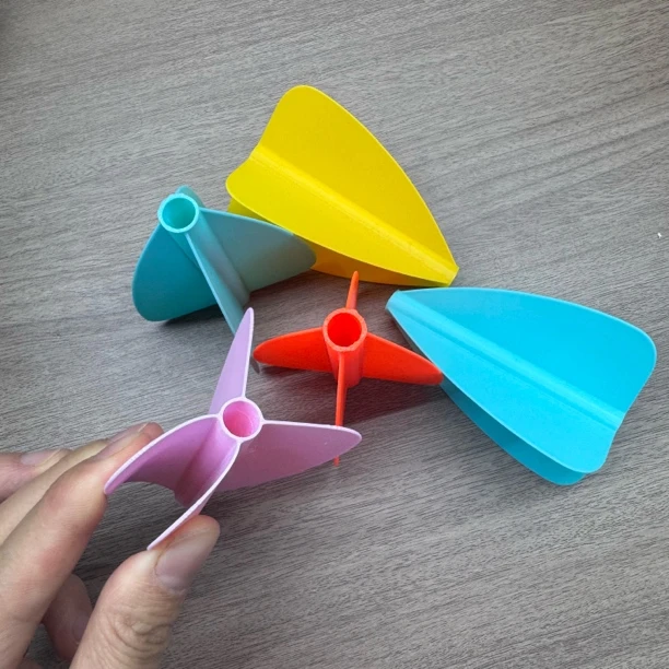空投专用尾翼牙签配件软尾箭羽抛投器