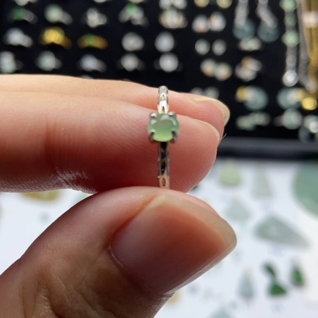 翡翠银S925镶嵌颈饰000000006