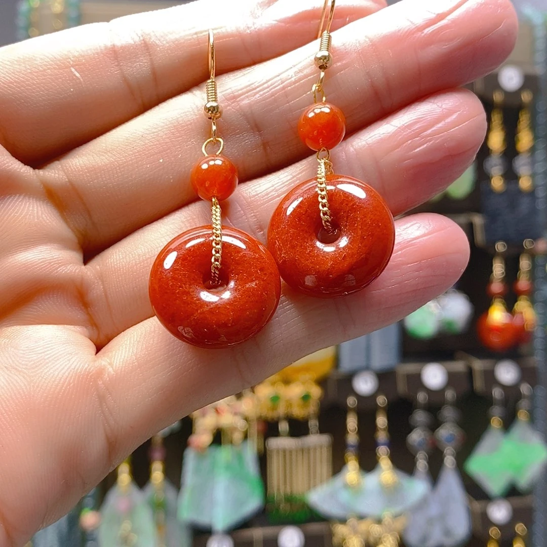 未镶嵌翡翠耳饰翡翠