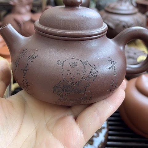 豪***杰紫砂茶壶宜兴紫砂666